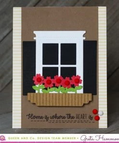 Queen & Co Shaped Shaker Kits Window Shaped Shaker Set