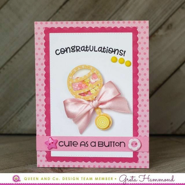 Queen & Co Shaped Shaker Kits Baby Shaped Shaker Set 6 Queen & Co Shaped Shaker Kits Baby Shaped Shaker Set