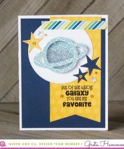 Queen & Co Shaped Shaker Kits Space Shaped Shaker Kit