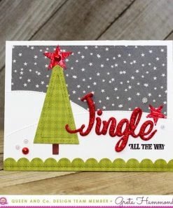 Queen & Co Holiday Sentiment Stackers