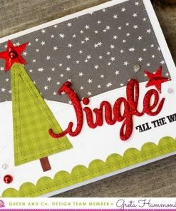 Queen & Co Holiday Sentiment Stackers