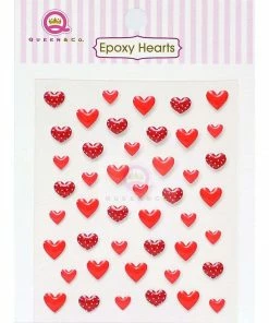 Queen & Co Heart Epoxy Bundle Bling