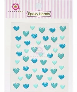 Queen & Co Heart Epoxy Bundle Bling