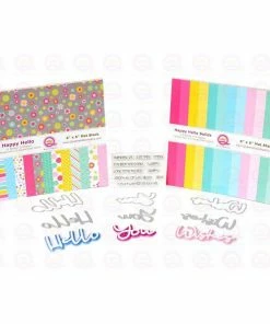 Queen & Co Word Dies Hello Sentiment Stackers