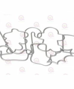 Queen & Co Outline Dies - Happy Holly Days