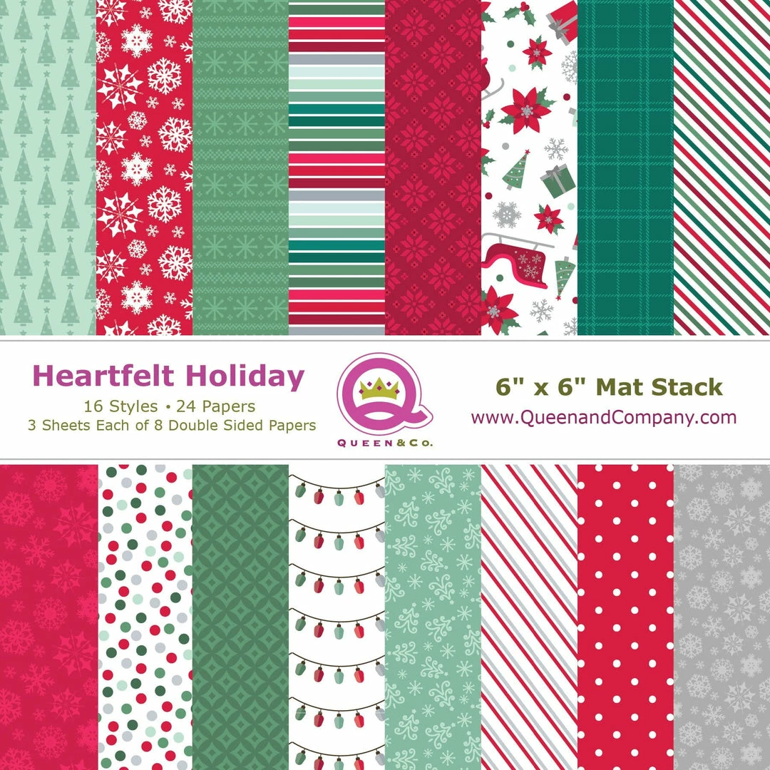 Queen & Co Heartfelt Holiday Paper Pad Paper Pads 1 Queen & Co Heartfelt Holiday Paper Pad Paper Pads