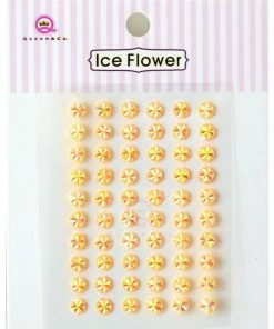 Queen & Co Bling Ice Flower Orange