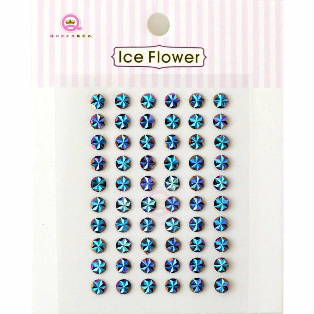 Queen & Co Bling Ice Flower Black 1 Queen & Co Bling Ice Flower Black
