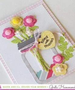 Queen & Co Love Jar Flower & Stem Dies 8 Queen & Co Love Jar Flower & Stem Dies