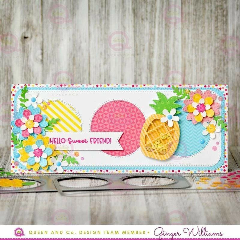 Queen & Co Foundation Slimline Dies #1 Foundation & Border 2 Queen & Co Foundation Slimline Dies #1 Foundation & Border