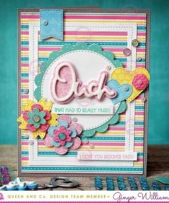 Queen & Co Support Sentiment Stackers Word Dies