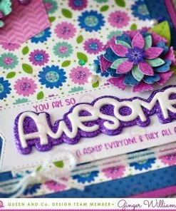 Queen & Co Thanks Sentiment Stacker Kit