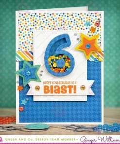 Queen & Co Shaped Shaker Kits Number Shaker Kit