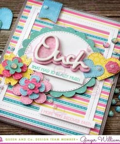 Queen & Co Support Sentiment Stackers Word Dies