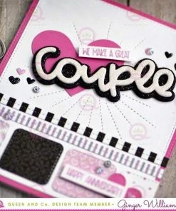 Queen & Co Word Dies Love Sentiment Stackers 20 Queen & Co Word Dies Love Sentiment Stackers