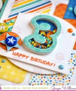 Queen & Co Shaped Shaker Kits Number Shaker Kit