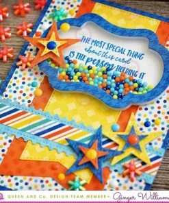 Queen & Co Frames Shaped Shaker Kit 12 Queen & Co Frames Shaped Shaker Kit