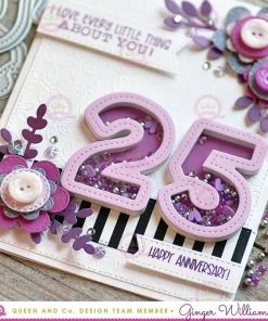 Queen & Co Shaped Shaker Kits Number Shaker Kit