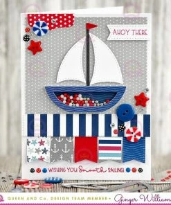 Queen & Co Shaped Shaker Kits Nautical Life Shaped Shaker