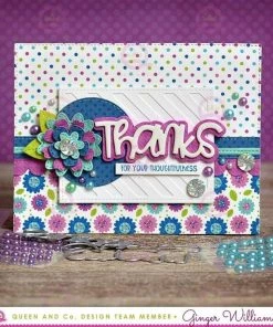 Queen & Co Thanks Sentiment Stacker Kit