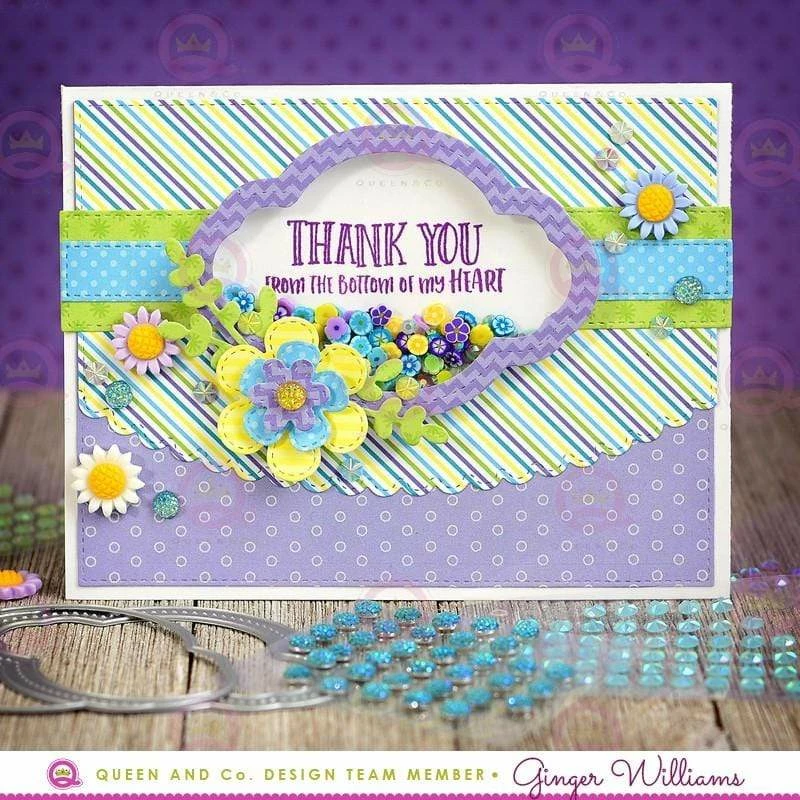 Queen & Co Frames Shaped Shaker Kit 9 Queen & Co Frames Shaped Shaker Kit