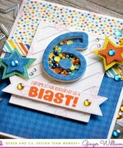 Queen & Co Shaped Shaker Kits Number Shaker Kit