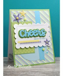 Queen & Co Congrats Sentiment Stacker Kit Word Dies