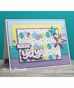 Queen & Co Congrats Sentiment Stacker Kit Word Dies