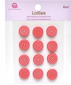 Queen & Co Lollies Red Bling