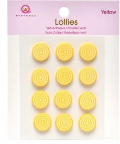Queen & Co Bling Lollies Yellow
