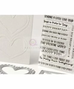 Queen & Co Shaped Shaker Kits Love Letter Shaped Shaker