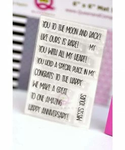 Queen & Co Word Dies Love Sentiment Stackers 16 Queen & Co Word Dies Love Sentiment Stackers