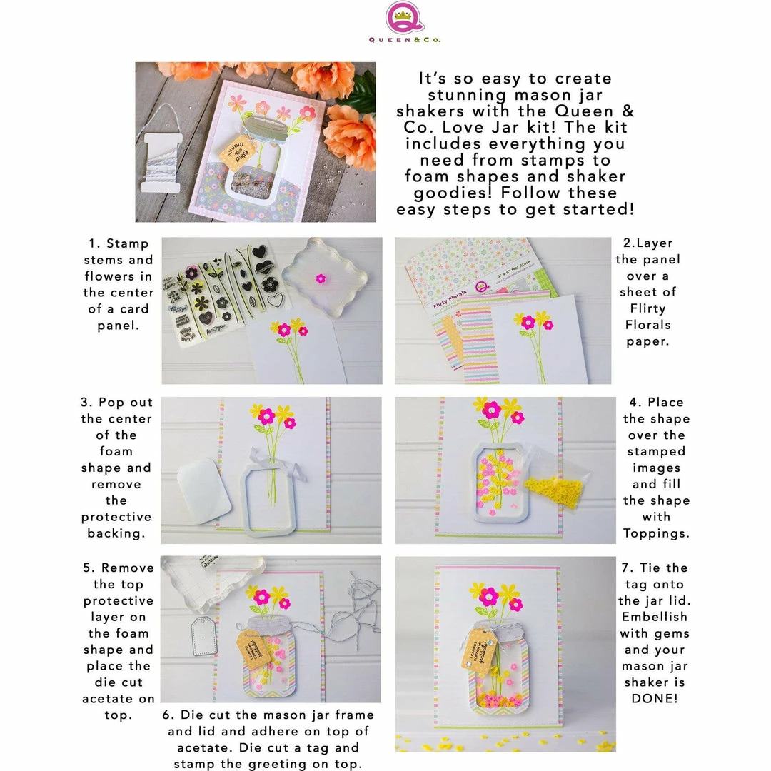 Queen & Co Specialty Kits Love Jar Kit 19 Queen & Co Specialty Kits Love Jar Kit