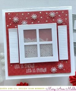 Queen & Co Shaped Shaker Kits Window Shaped Shaker Set