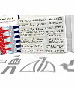 Queen & Co Shaped Shaker Kits Nautical Life Shaped Shaker