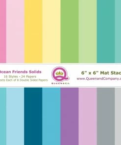 Queen & Co Ocean Friends Solid Paper Pad