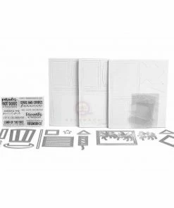 Queen & Co Shaped Shaker Kits Patriotic Shaped Shaker