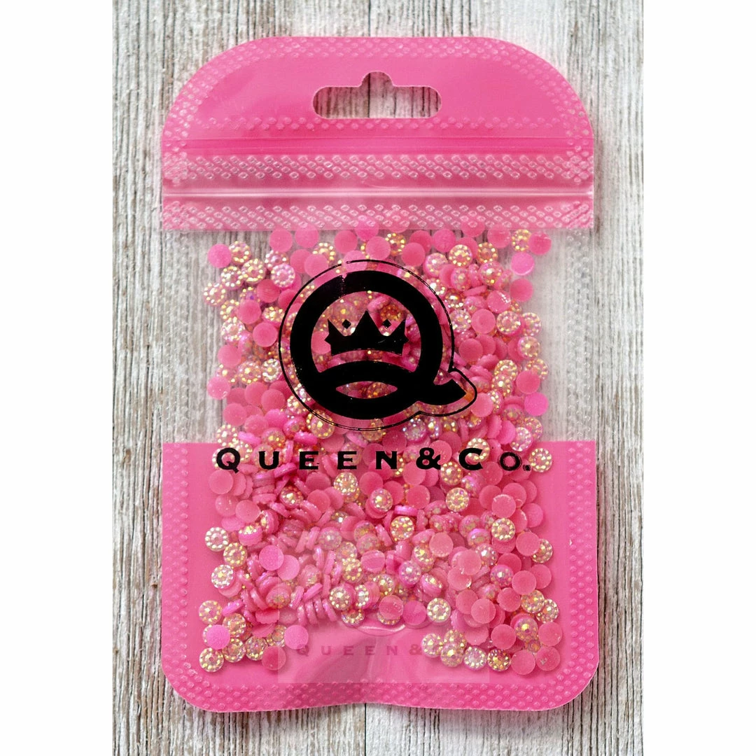 Queen & Co Posies Pink Toppings 2 Queen & Co Posies Pink Toppings