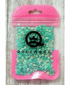 Queen & Co Posies Teal Toppings