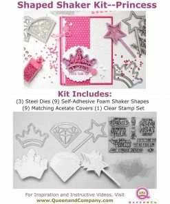 Queen & Co Princess Shaped Shaker Kit Shaped Shaker Kits
