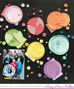 Queen & Co Shaped Shaker Kits Circle Shaped Shaker Set 26 Queen & Co Shaped Shaker Kits Circle Shaped Shaker Set