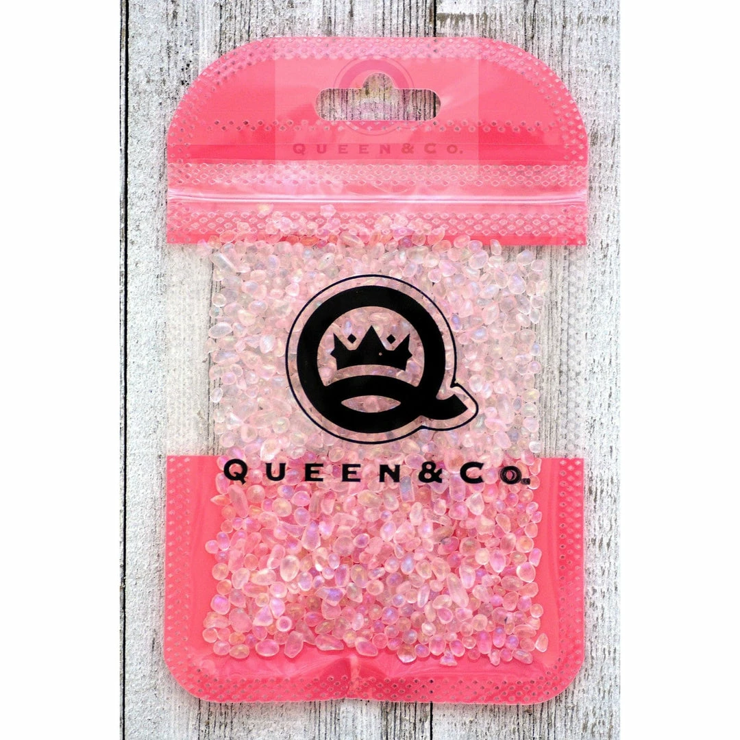 Queen & Co Toppings Sea Glass Pink 2 Queen & Co Toppings Sea Glass Pink