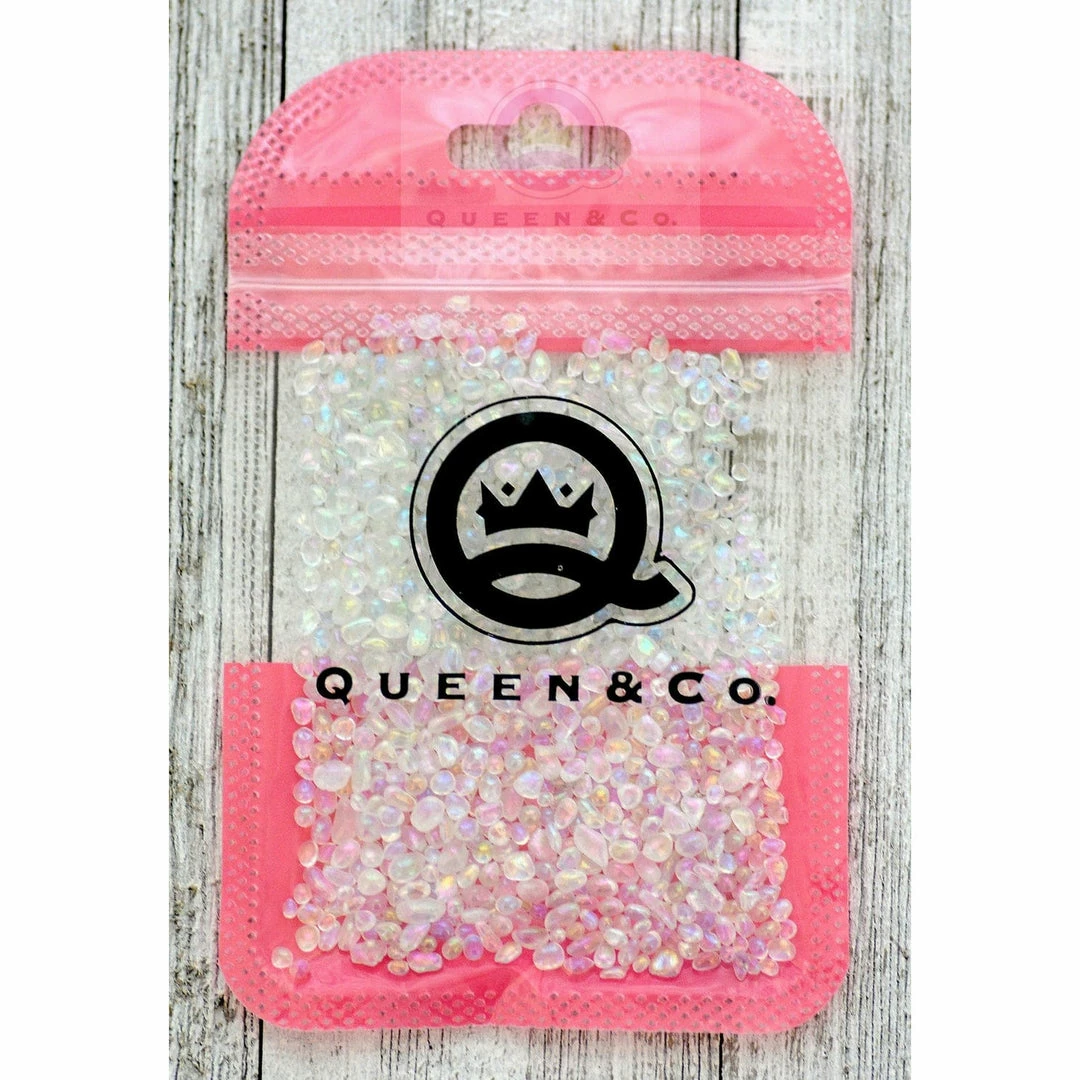 Queen & Co Toppings Sea Glass Iridescent 2 Queen & Co Toppings Sea Glass Iridescent