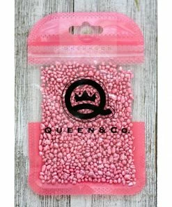 Queen & Co Toppings Metallic Sea Glass Pink
