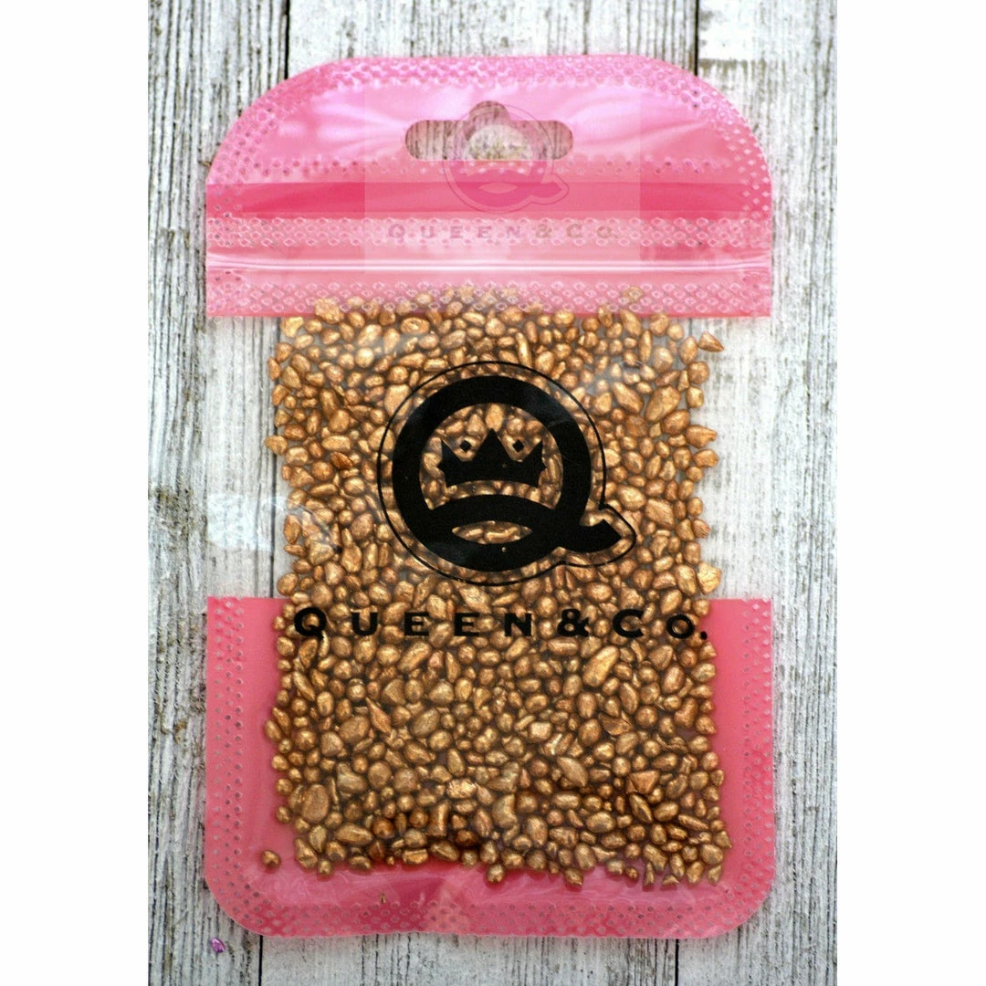 Queen & Co Metallic Sea Glass Gold - Limit 1 2 Queen & Co Metallic Sea Glass Gold - Limit 1