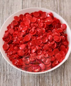 Queen & Co Toppings Sequins Red