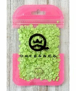 Queen & Co Toppings Sequins Green