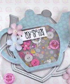 Queen & Co Teapot Shaped Card Kit. Coming Soon