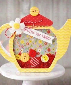 Queen & Co Teapot Shaped Card Kit. Coming Soon