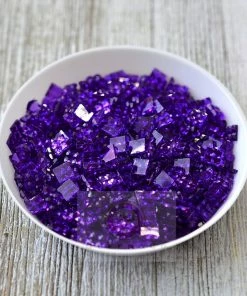 Queen & Co Toppings Sparkle Square Purple